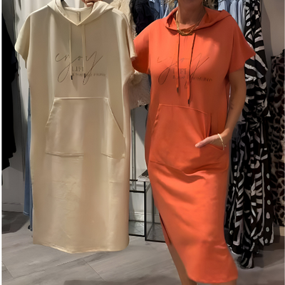 Saskia | Lässiges Kapuzenkleid
