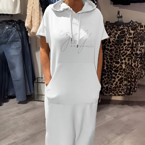 Saskia | Lässiges Kapuzenkleid