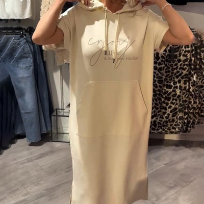 Saskia | Lässiges Kapuzenkleid