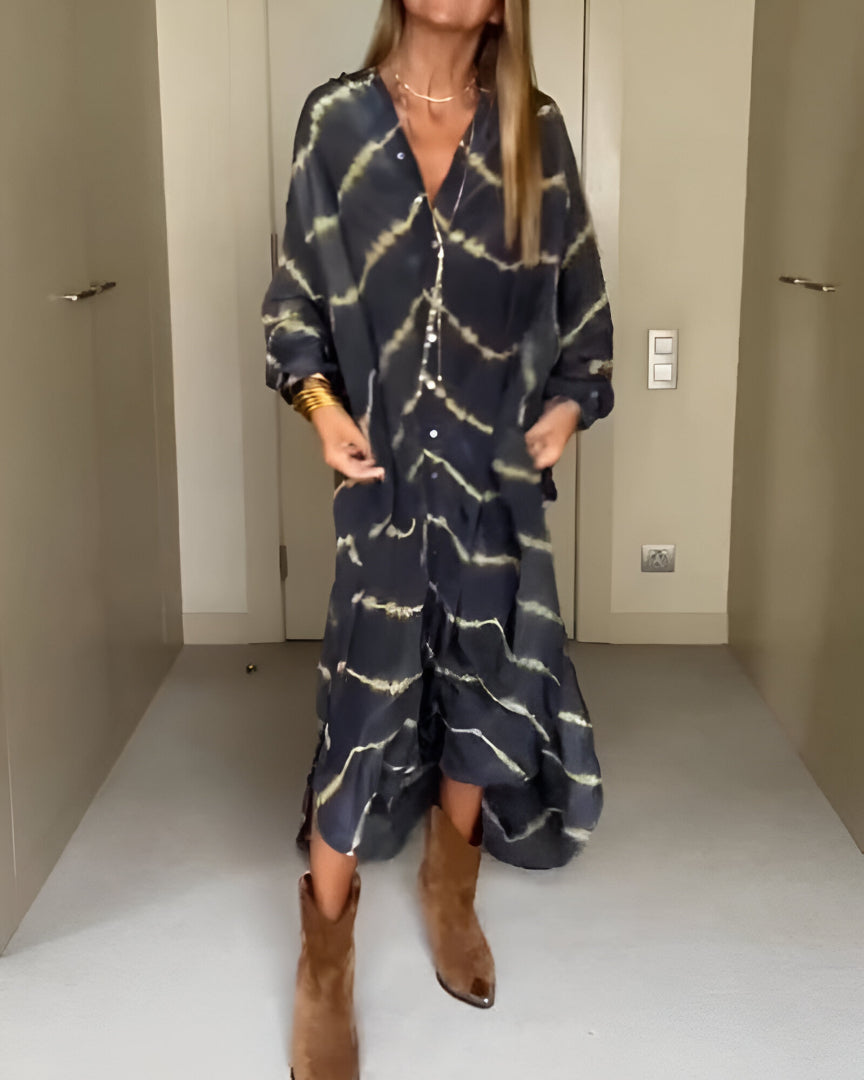Julia | Boho-Streifenkleid