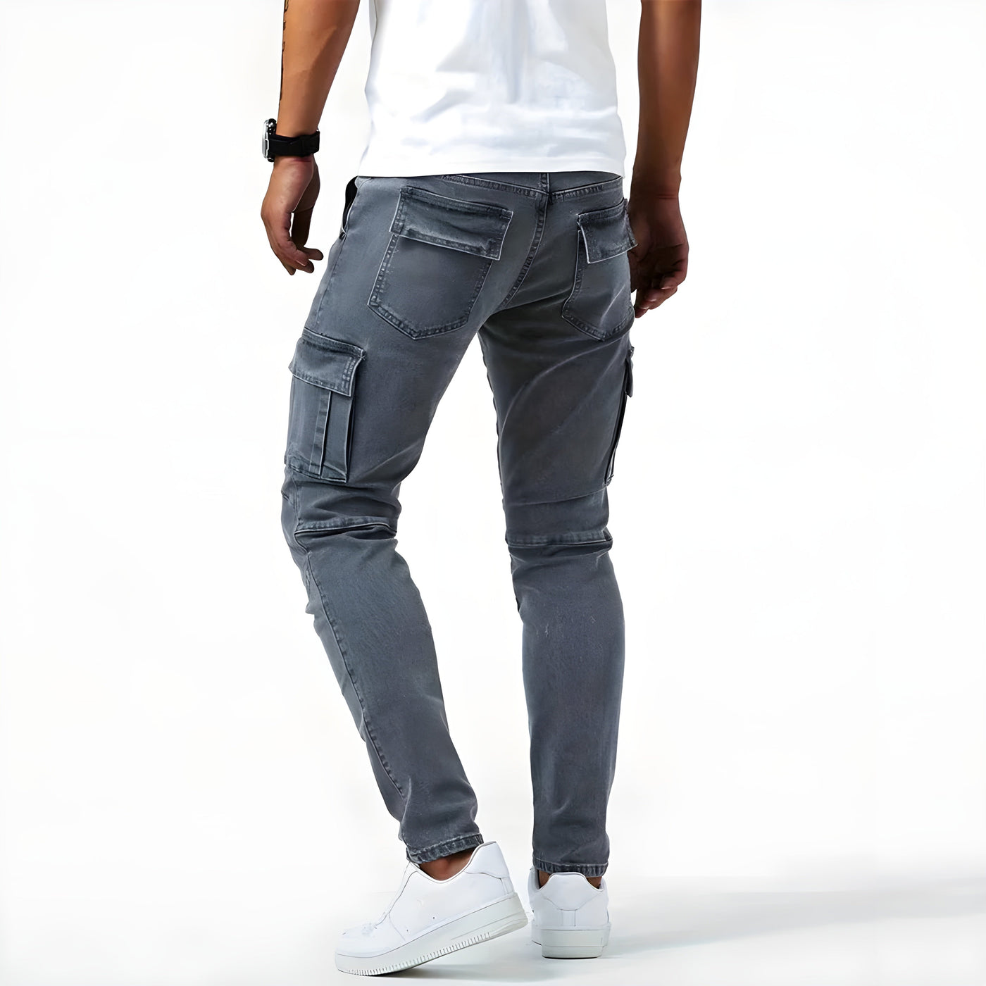 Samuel | Cargohose aus Stretch-Denim