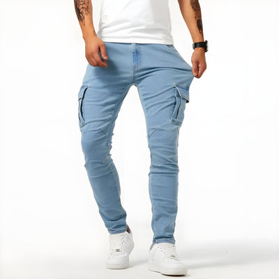 Samuel | Cargohose aus Stretch-Denim