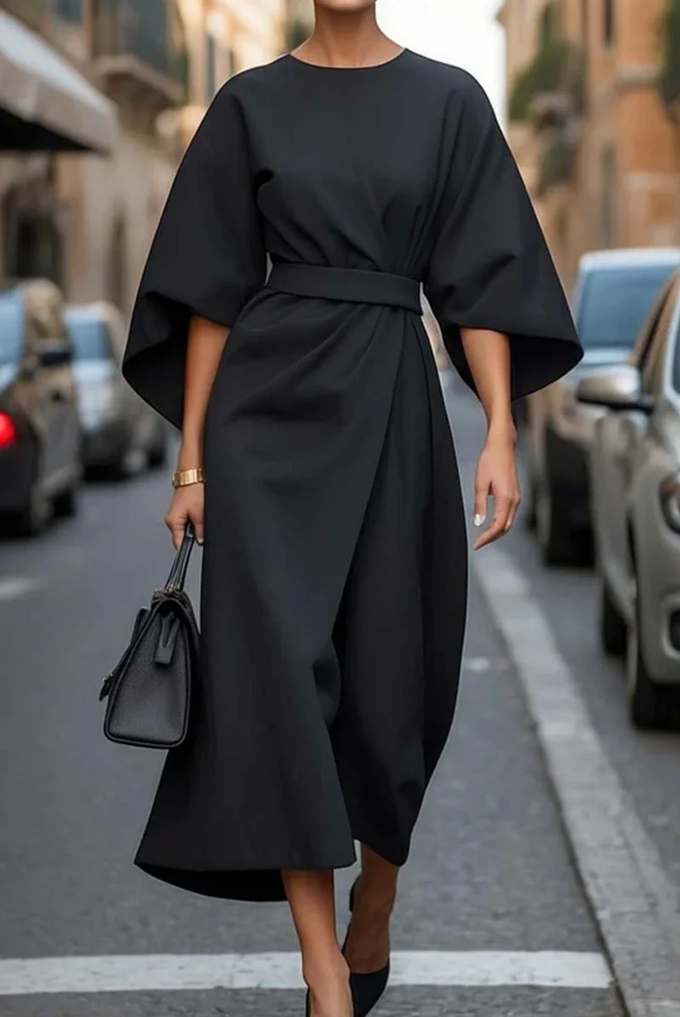 Julie | Elegantes Kleid mit Puffärmeln