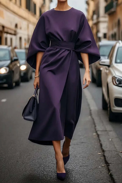 Julie | Elegantes Kleid mit Puffärmeln