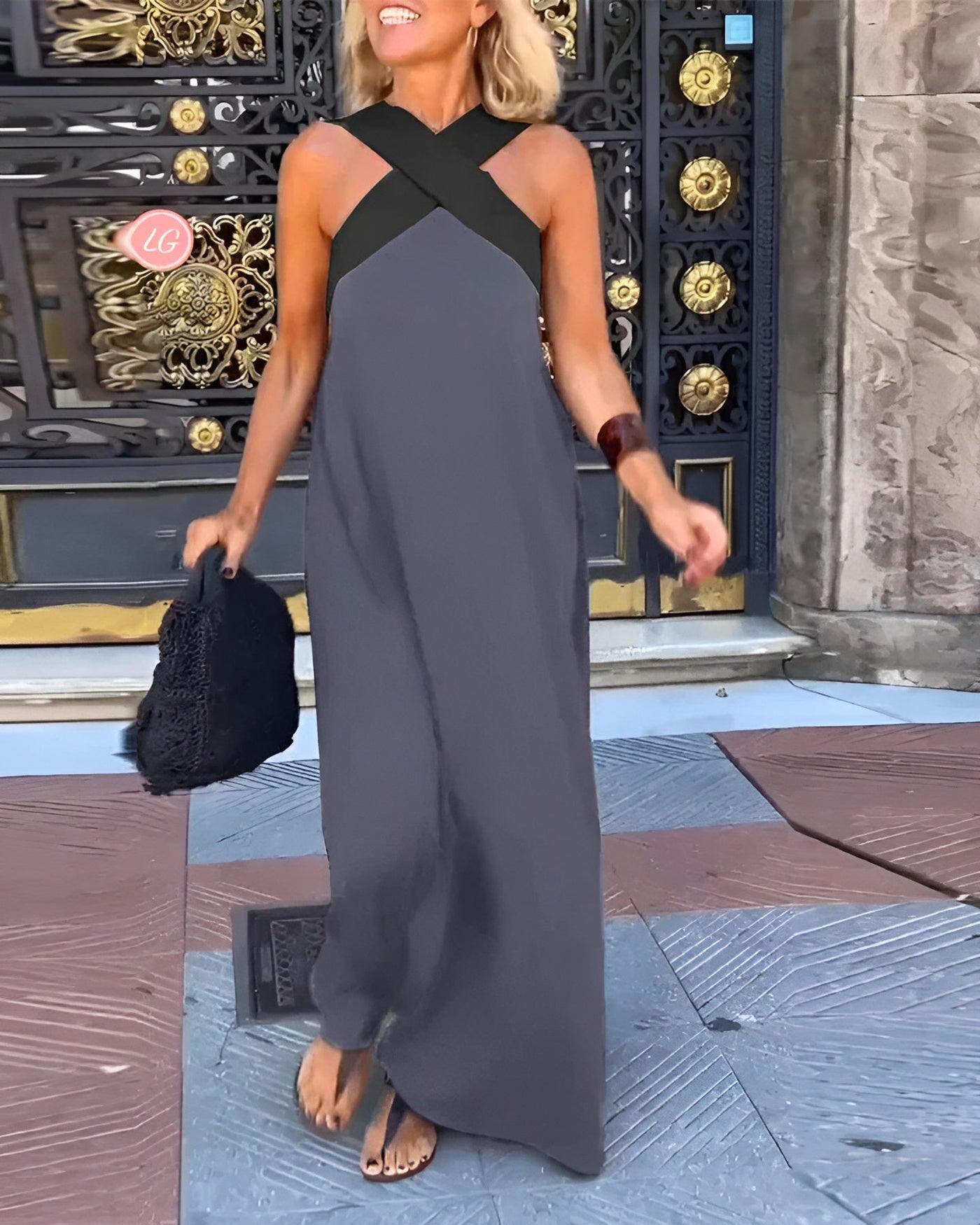 Amélie | Kleid mit Gekreuztem Design